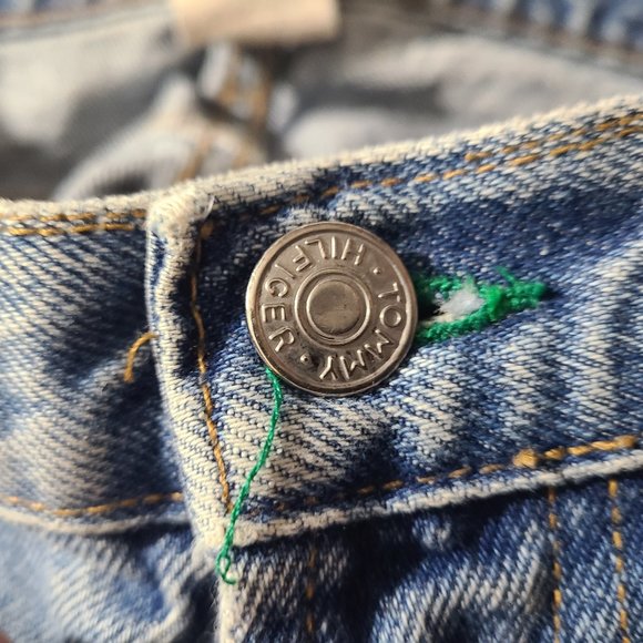 Vtg 90s Tommy Hilfiger Traditional Classic Denim Jeans Size 34 x 32 Made/USA - Picture 6 of 10